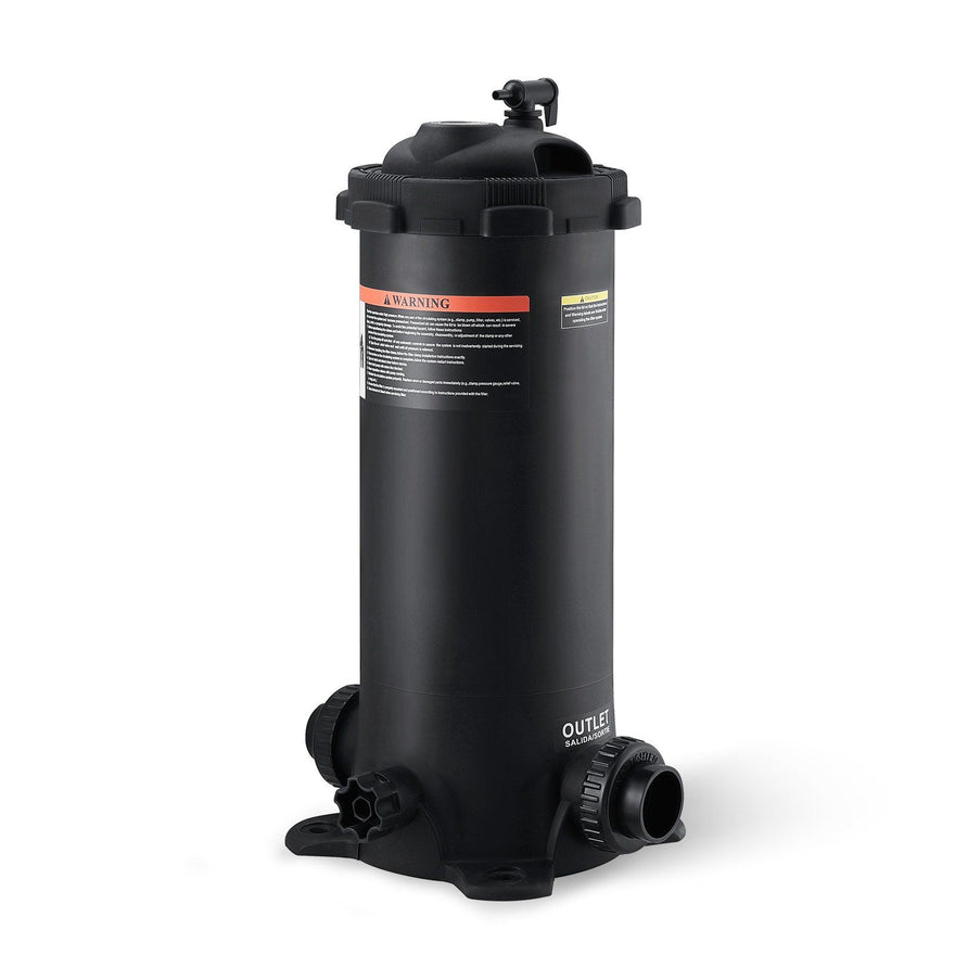 Cartridge Pool Filter, 50Sq. Ft Filter Area Inground Pool Filter, Above Ground Swimming Pool Filtration Filter System with Upgrade Filter &Leak-proof Casing, for Hot Tubs, Spa, Inflatable Pool